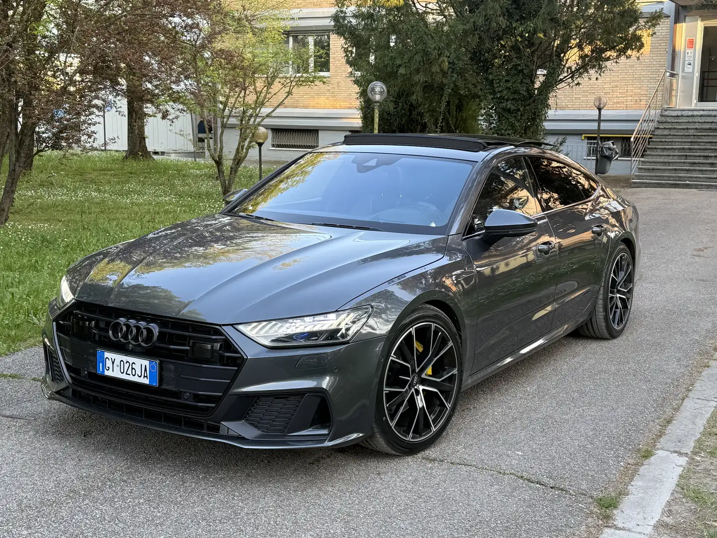 Audi A7 50TDI 286CV quattro ASSE POST.STERZANTE PANORAMICO Grigio - 1