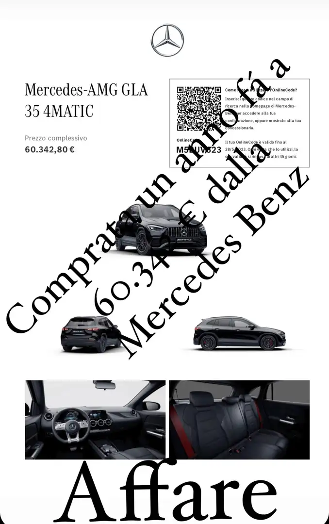 Mercedes-Benz GLA 35 AMG GLA-H247 2020 Race Edition 4matic auto Nero - 1