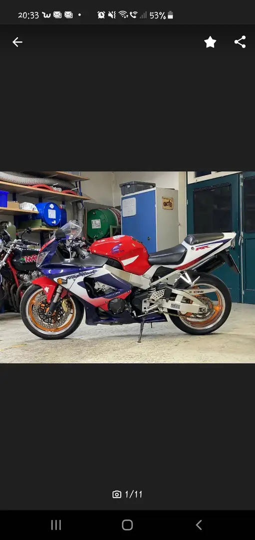 Honda CBR 900 Feierblade Czerwony - 1