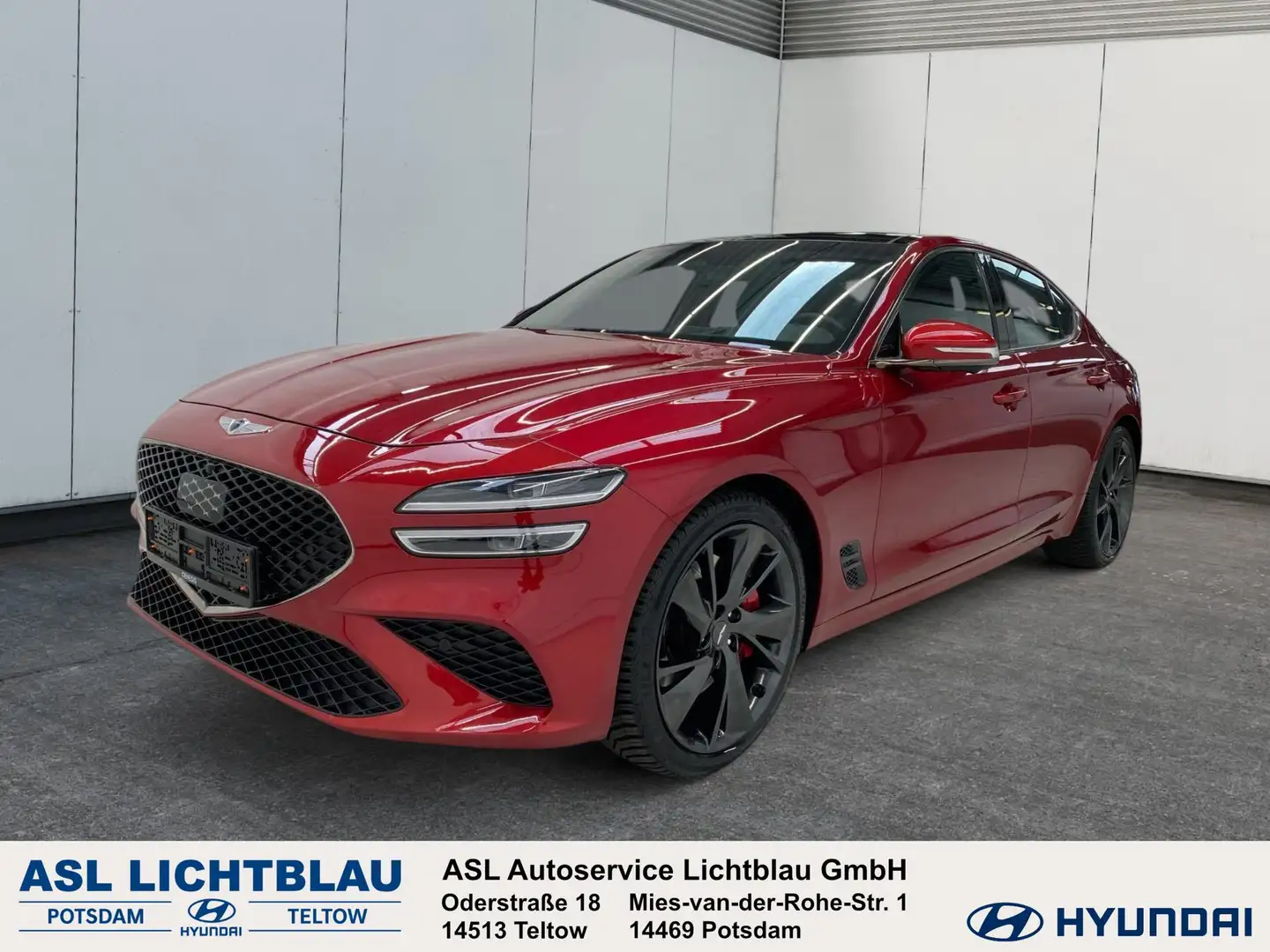 Genesis G70 Sport 2.0 AWD A/T Nappa Lexicon Komfort 2.0 Red - 1