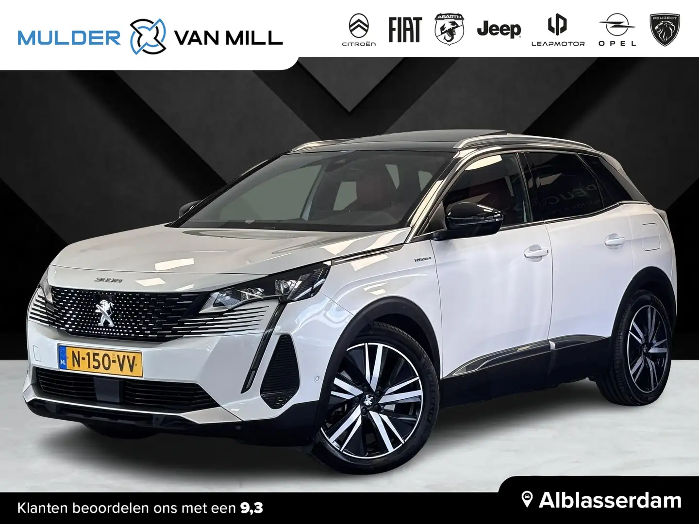 Peugeot 3008 GT Pack 1.6 HYbrid4 PHEV 300pk e-EAT8 4x4 | SCHUIF Wit - 1