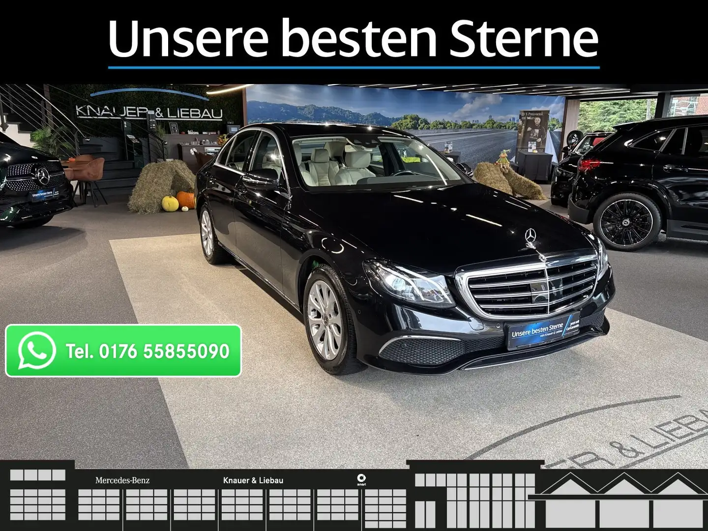 Mercedes-Benz E 200 E 200 d Limousine Avantgarde*Stdhzg*FAP*Cam*AHK Noir - 1