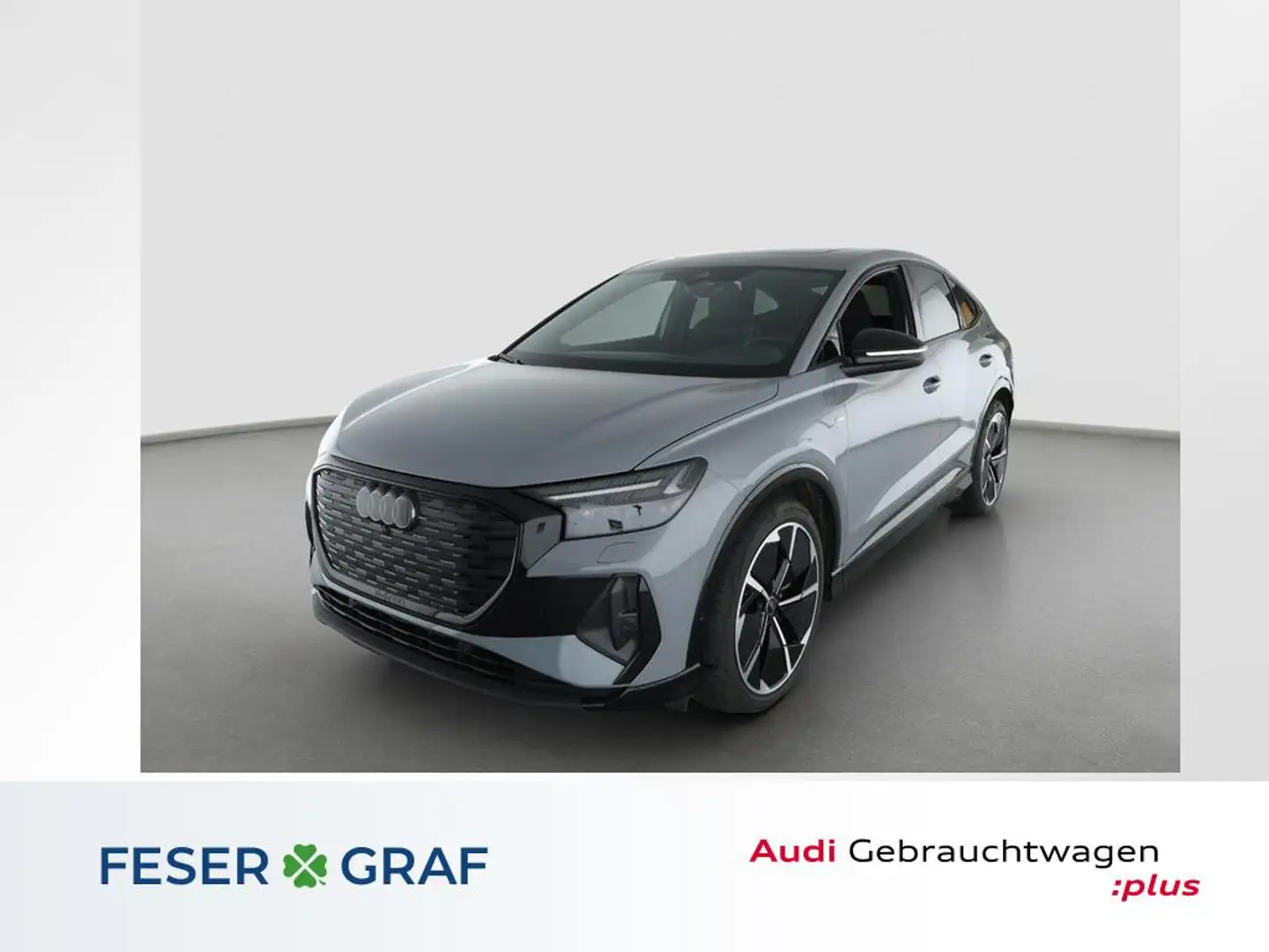 Audi Q4 e-tron Sportback e-tron 45 qu S line Edition-AHK-Pano-Mat Grau - 1