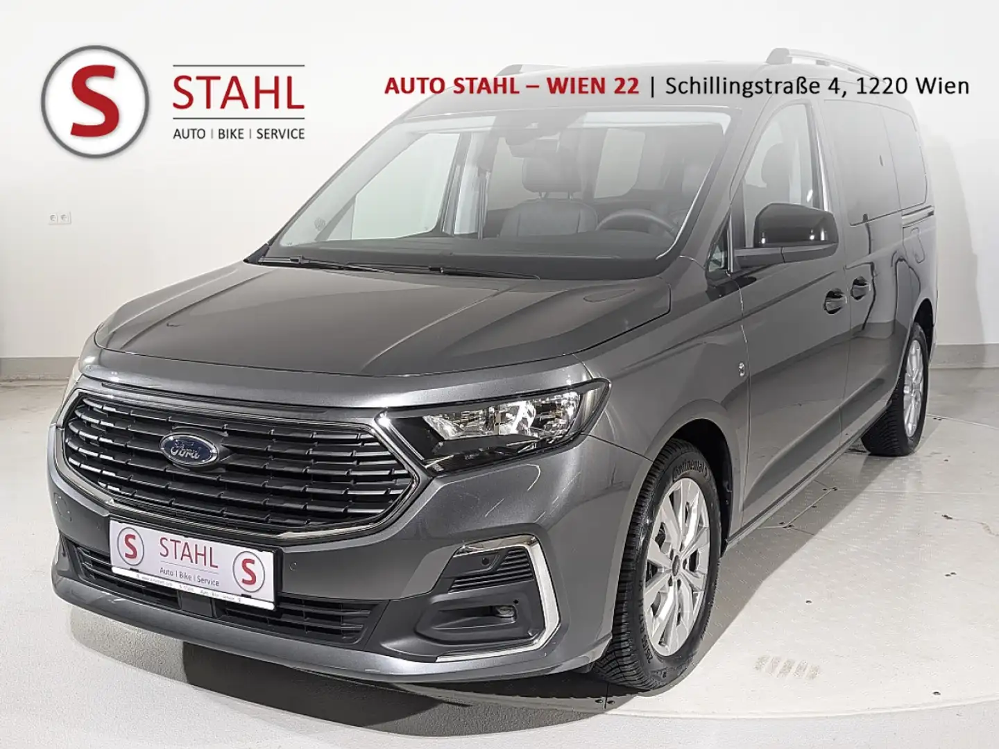 Ford Grand Tourneo Connect 2,0 EcoBlue L2 Titanium Grau - 1