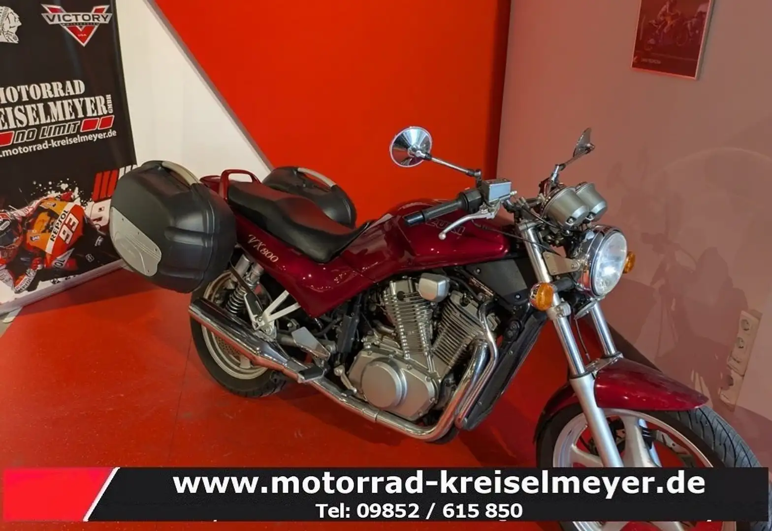 Suzuki VX 800 Top gepflegter Zustand mit Zubehör! Rot - 1