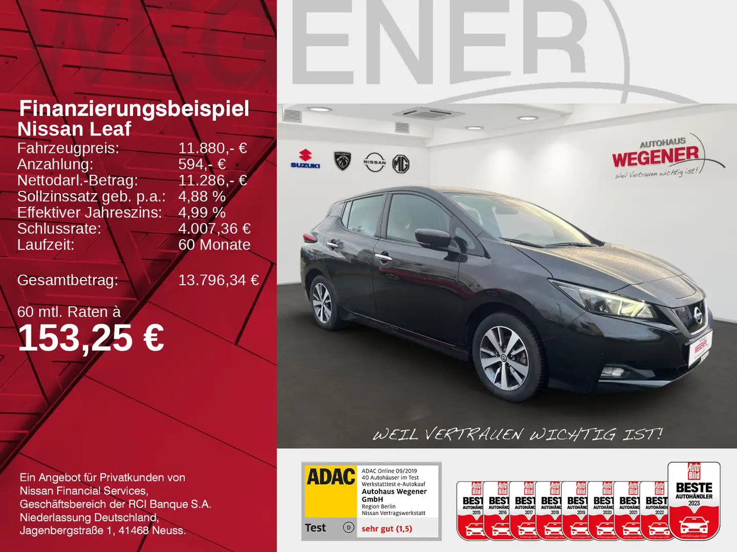 Nissan Leaf LEAF (ZE1) MY19 40KWH KAMERA KLIMA SITZHEIZUNG Noir - 2