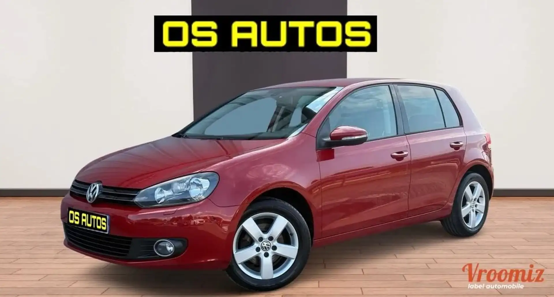 Volkswagen Golf 1.2 TSI - 105ch (5 cv) BVM6 - 5 Portes, Trendline %2B 2010 *GARANTIE 12 MOIS Rosso - 1