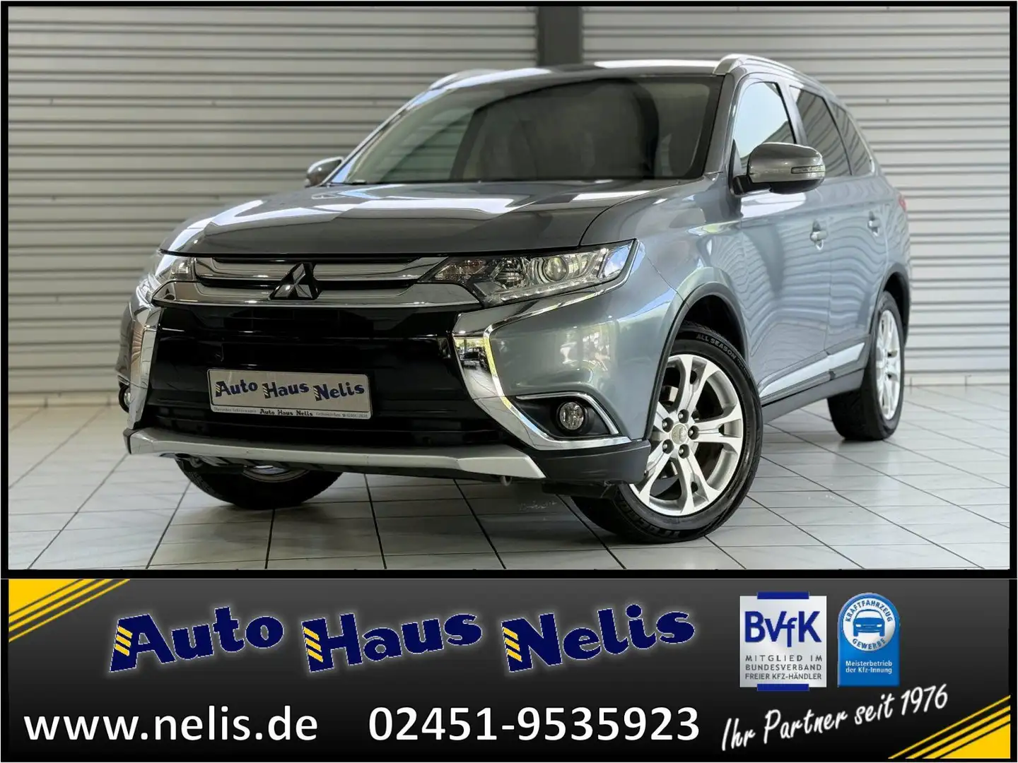 Mitsubishi Outlander 2.0 MIVEC SUV-Star 2WD RFKamera AHK Si Grijs - 1