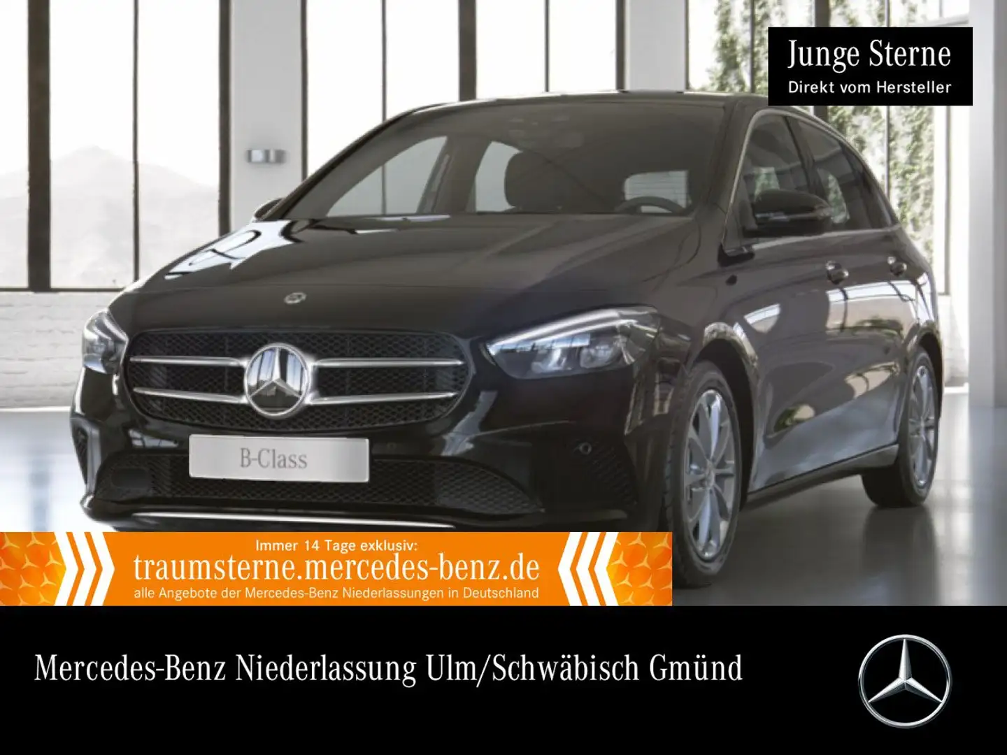 Mercedes-Benz B 200 PROGRESSIVE+LED+KAMERA Zwart - 1