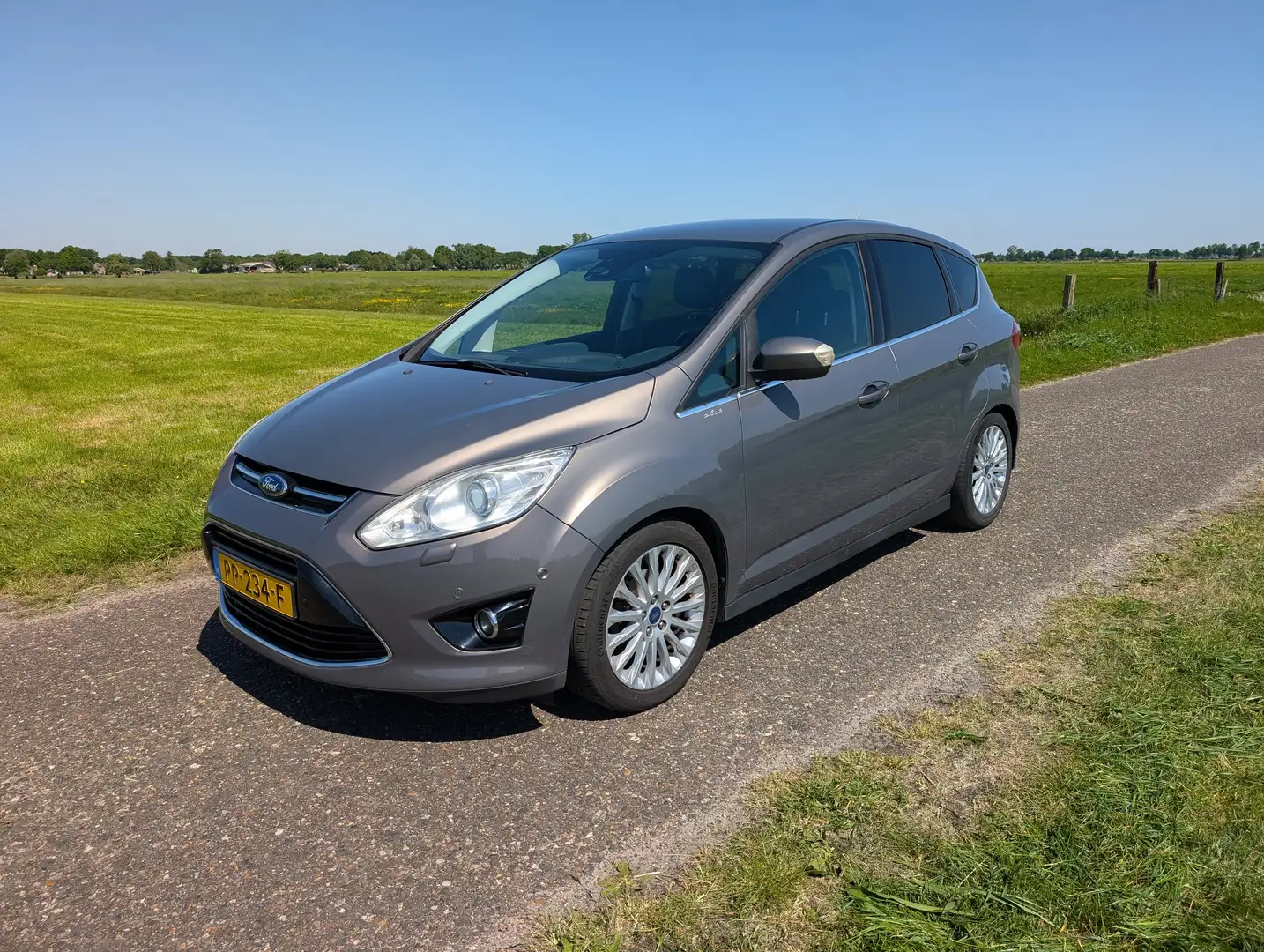 Ford C-Max C-Max 1.0 125pk Titanium,veel opties,inklap trekha Hnědá - 1