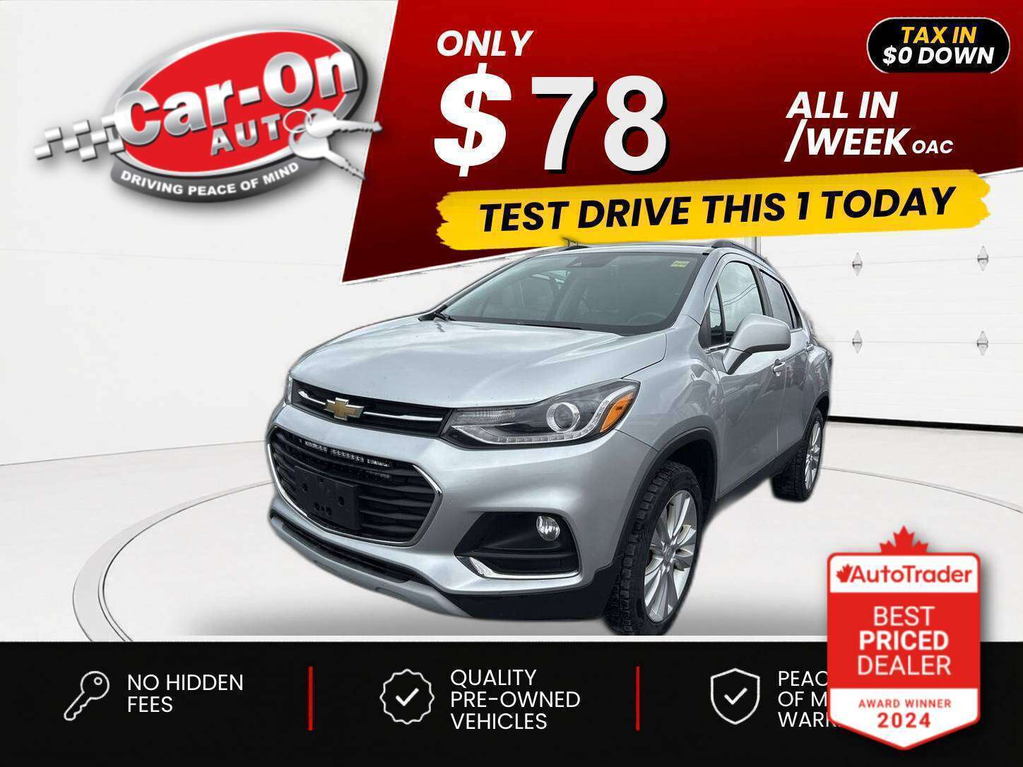 Gray 2020 Chevrolet Trax Premier AWD SUV / Crossover All-Wheel Drive Automatic