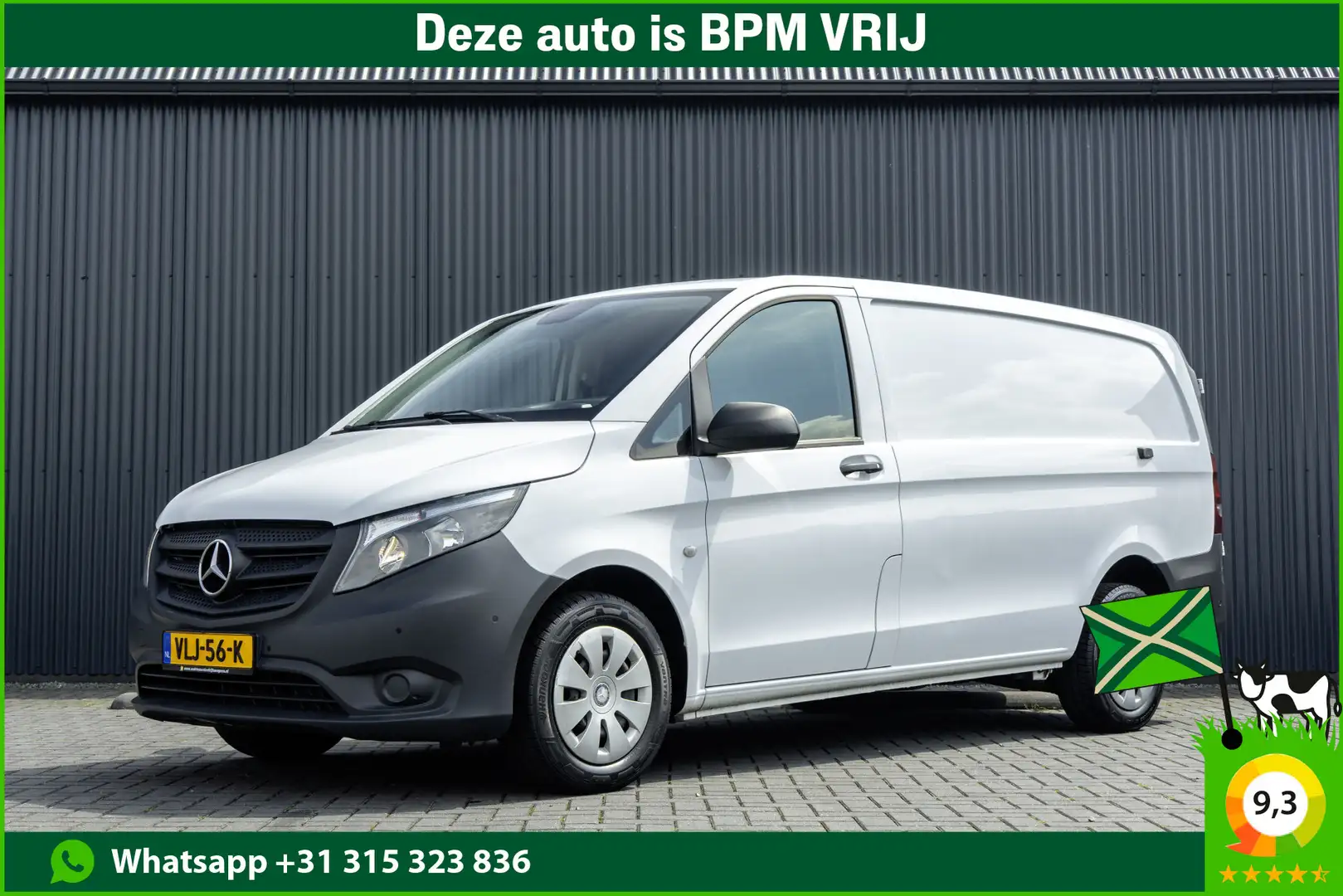 Mercedes-Benz Vito 114 CDI L2H1 | Automaat met Flippers | 136 PK | Cr Weiß - 1