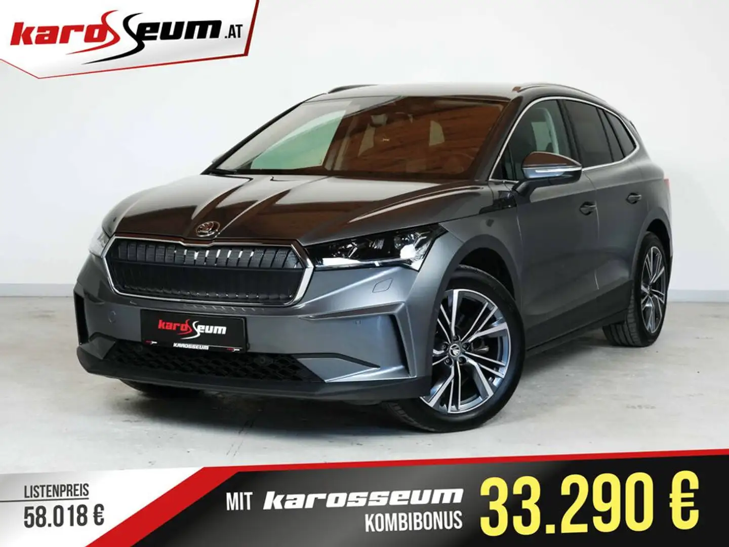 Skoda Enyaq 80 Loft | WENIG KM | 82kWh | 20 Zoll | LED Grau - 1