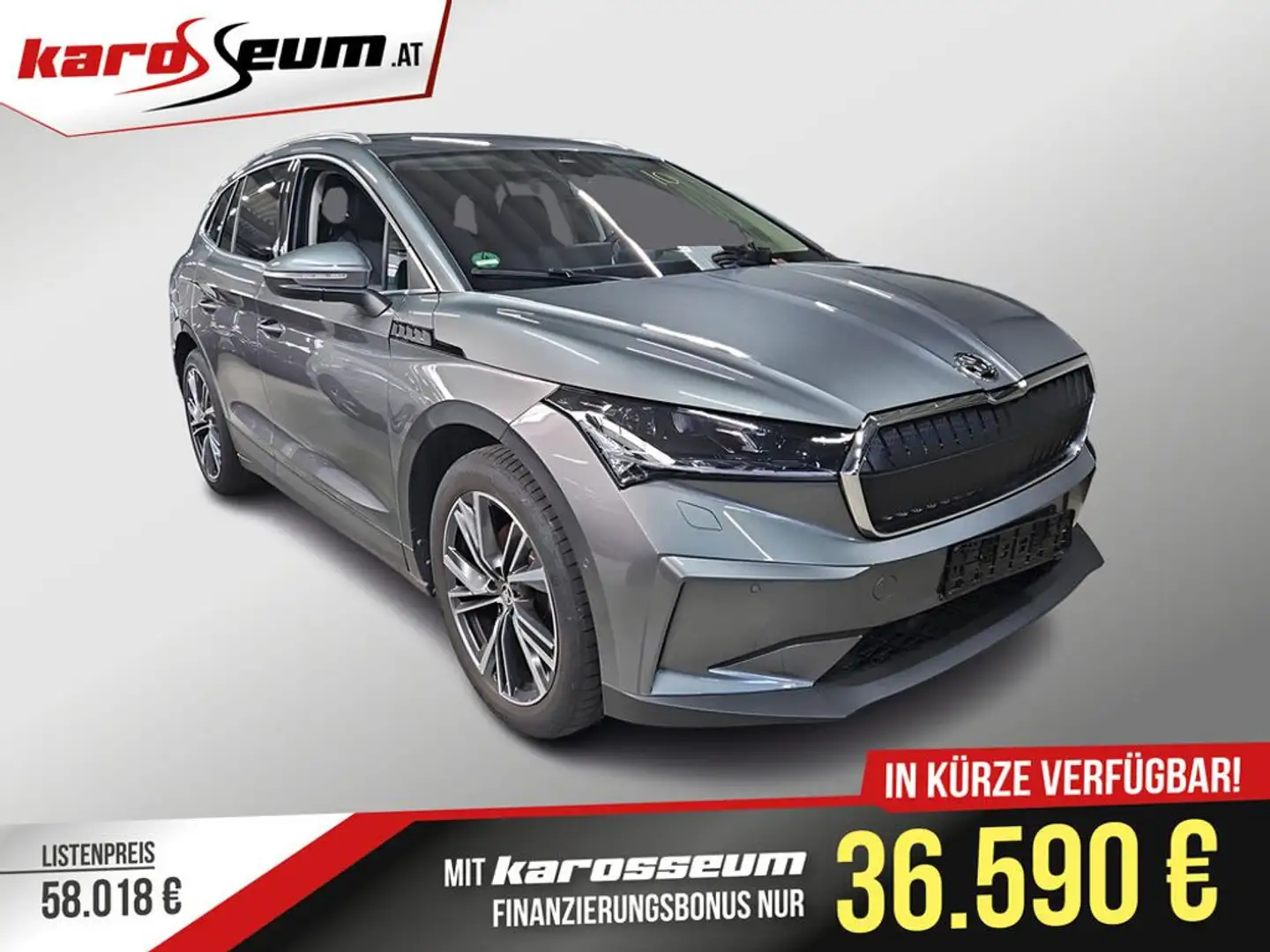 Skoda Enyaq 80 Loft *SHZ*LED-PAKET*VKZ*MULTI.BREMS*SPUR* Grau - 1