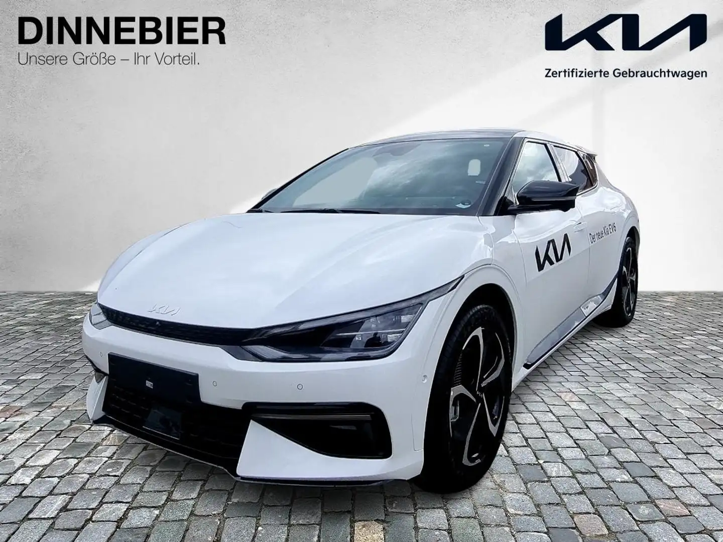 Kia EV6 GT-Line 77.4+RWD+Schiebedach+Sound+Assist-P Weiß - 2
