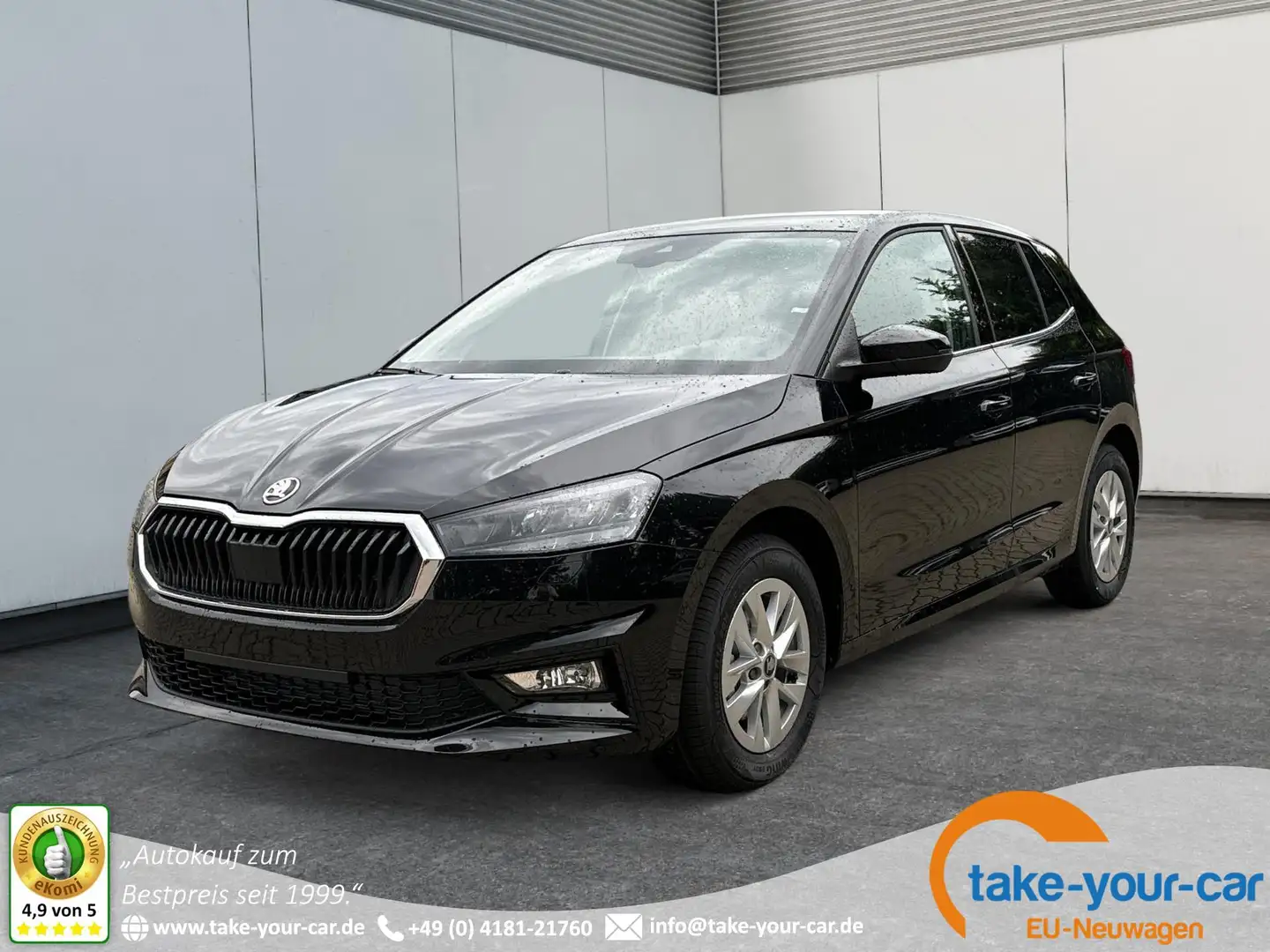 Skoda Fabia Selection ACC+SHZ+KAMERA+PDC+LED 1.0 TSI 85 kW ... Schwarz - 1