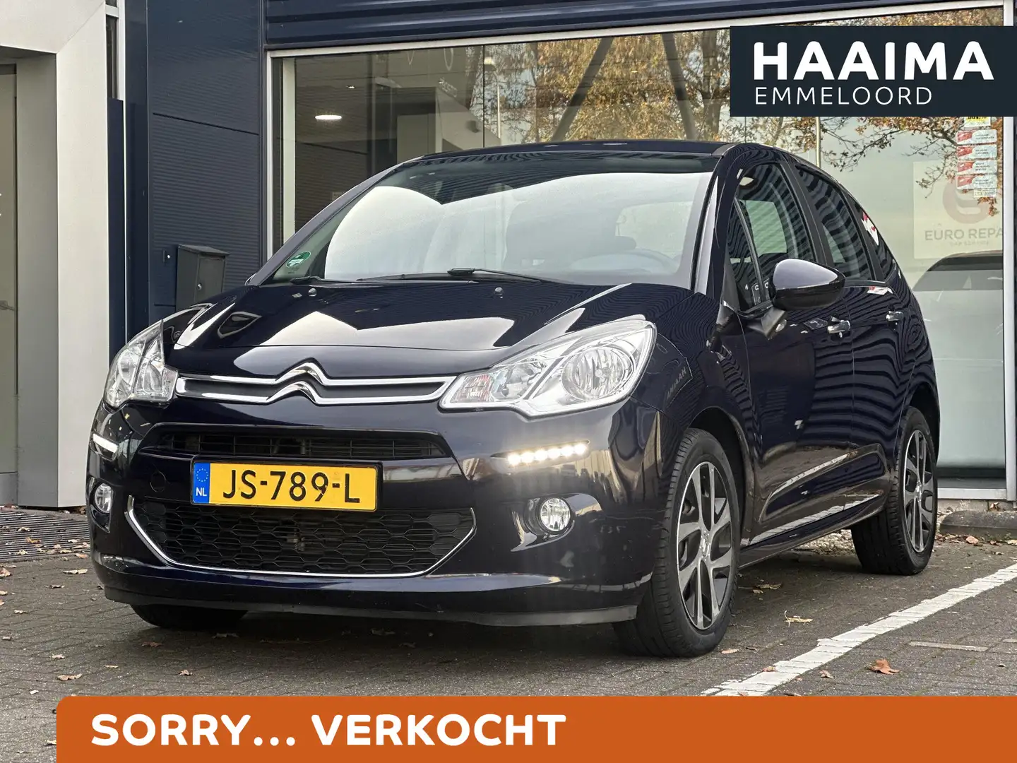 Citroen C3 1.2 PureTech 82pk Selection | Navigatie | Cruise C Blauw - 1