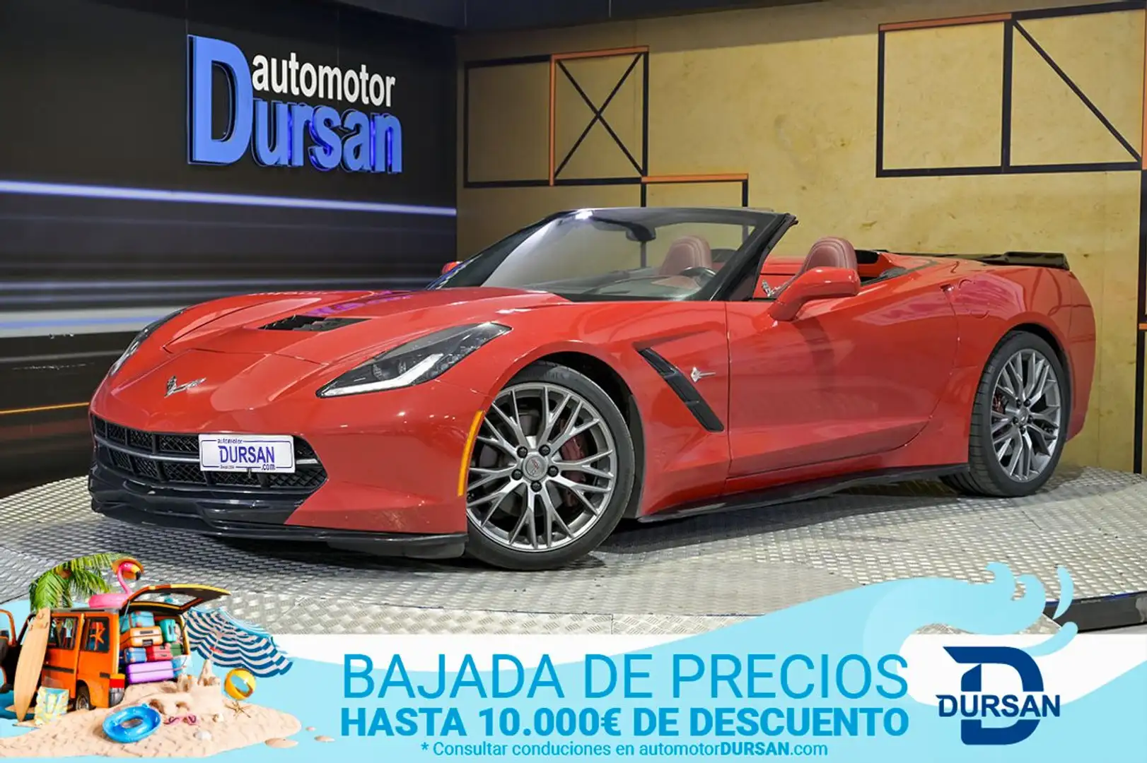 Chevrolet Corvette 6.2 V8 Piros - 1