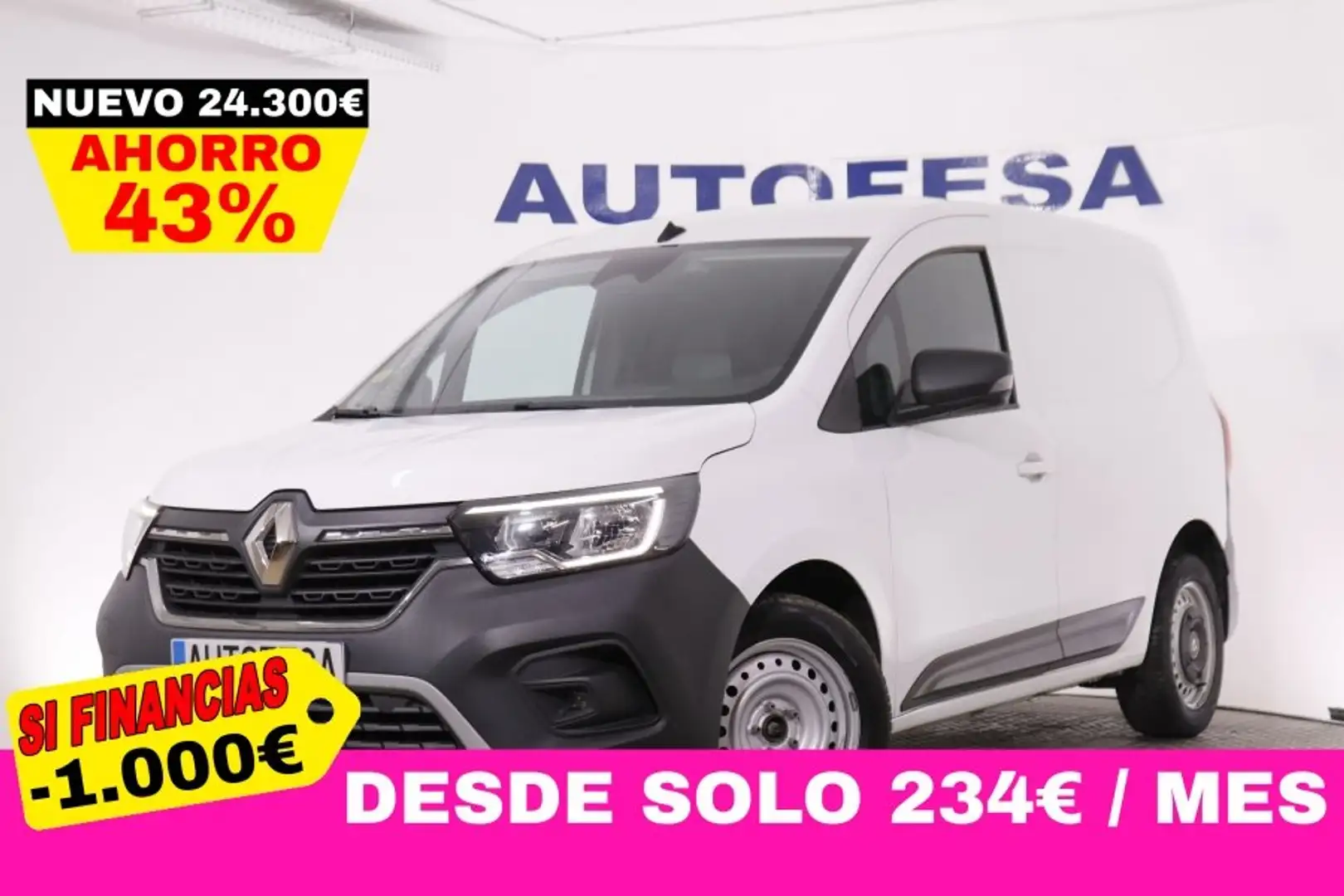 Renault Kangoo 1.5 VAN 95CV 4P # IVA DEDUCIBLE, NAVY, PARK Blanco - 1