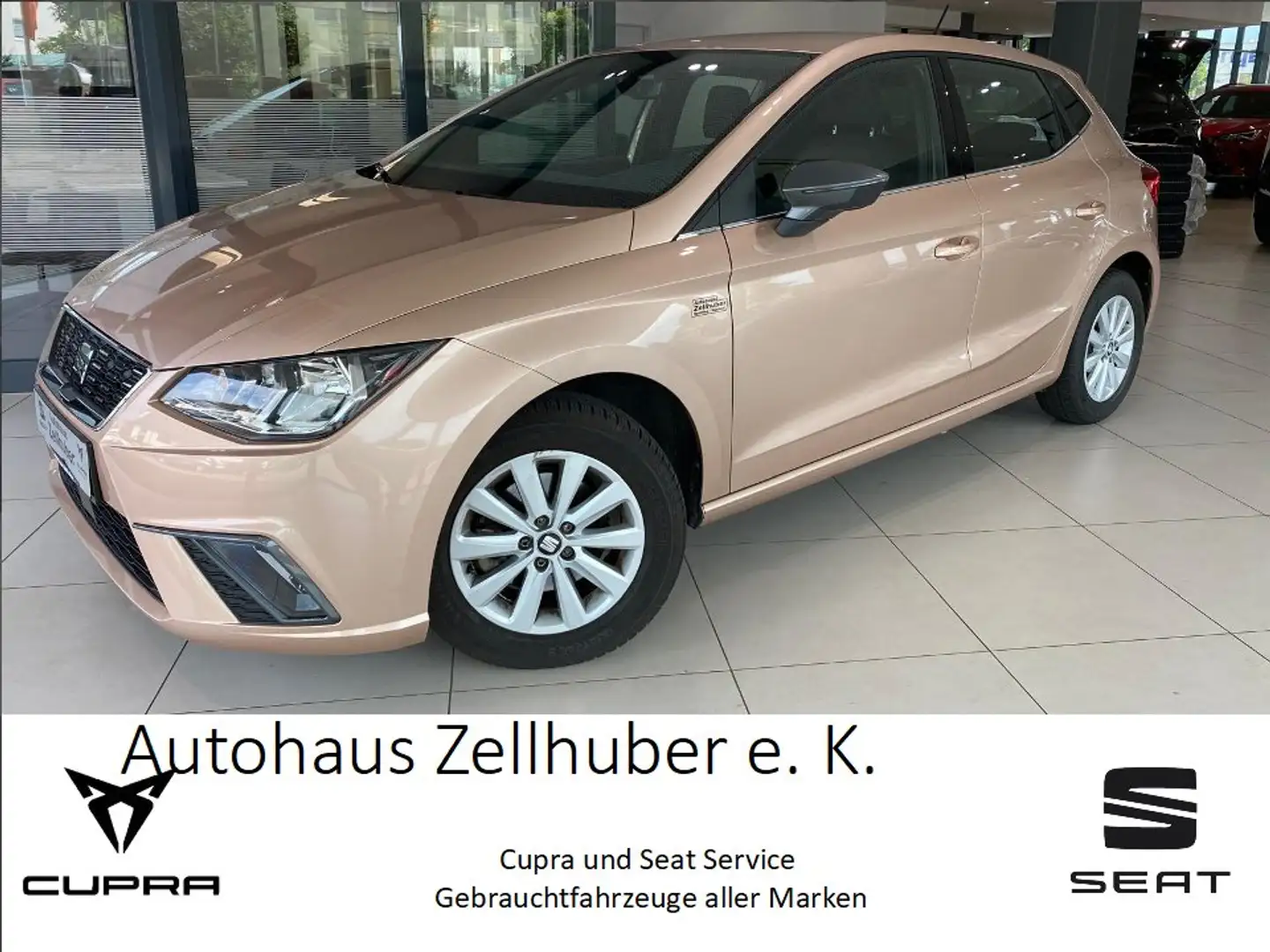SEAT Ibiza 1.0 TSI DSG Xcellence *Navi*DAB+*Full Link* Beige - 1