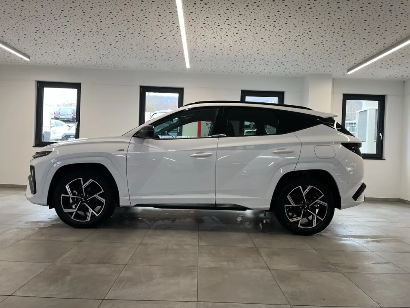Hyundai TUCSON 1.6 T-GDI Hybrid N-Line Krell eHeckklappe Weiß - 2