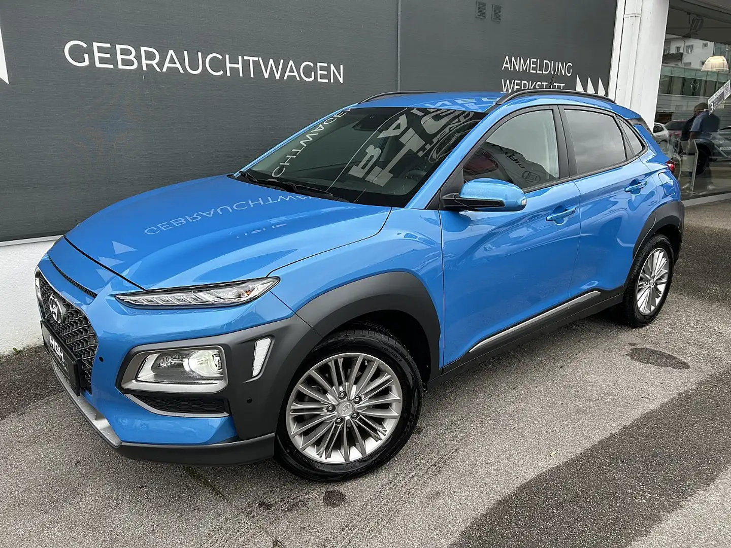 Hyundai KONA Kona 1,0 T-GDi / Anhängerkupplung / LED / Keyless Blau - 2