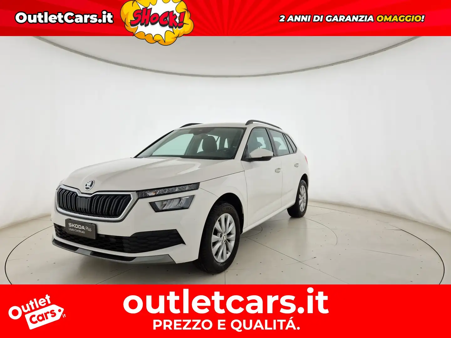 Skoda Kamiq 1.0 g-tec ambition 90cv Bianco - 1