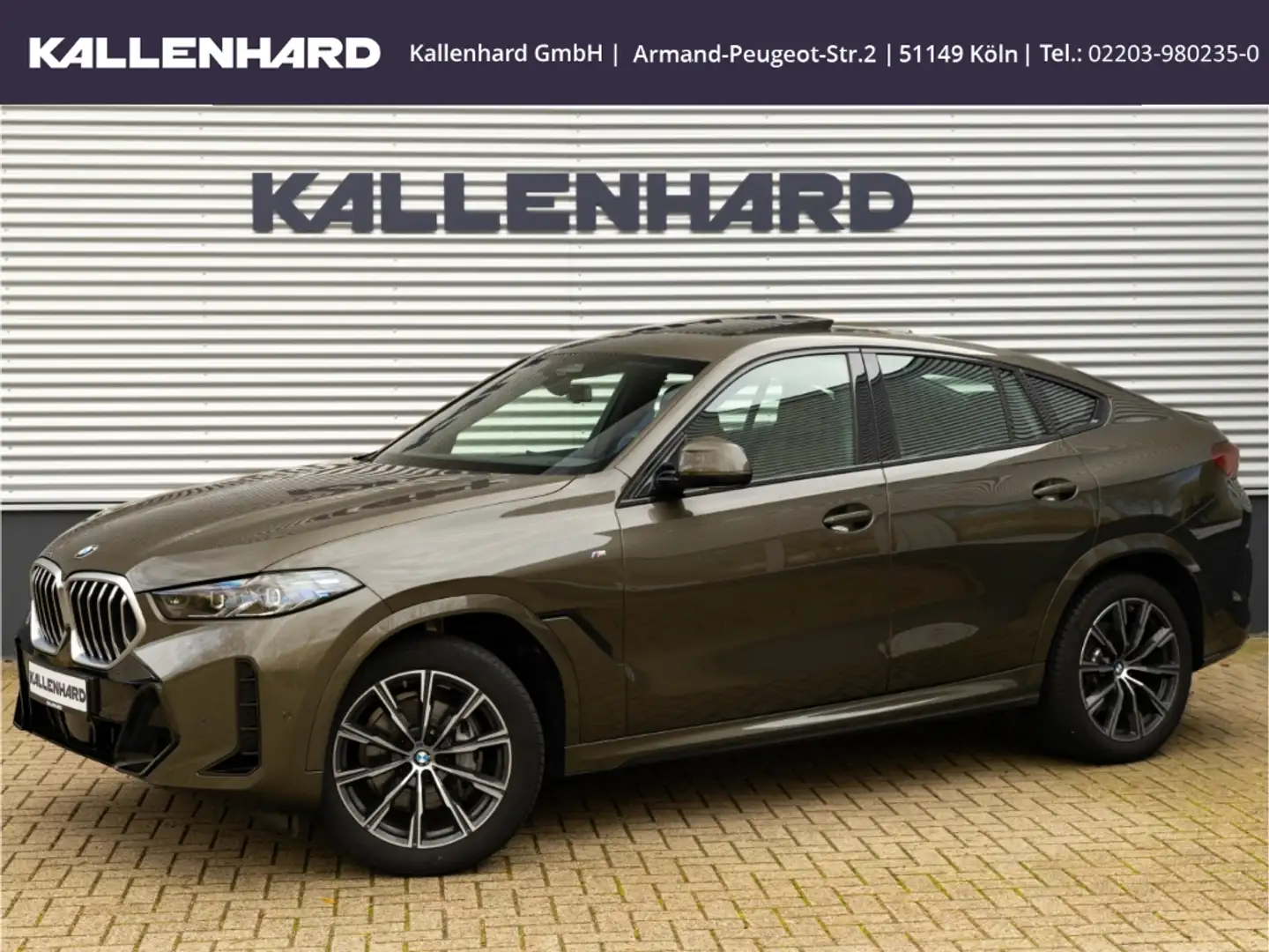 BMW X6 40 i xDrive M Sport -Pano-AHK-DrivingAss Grau - 2