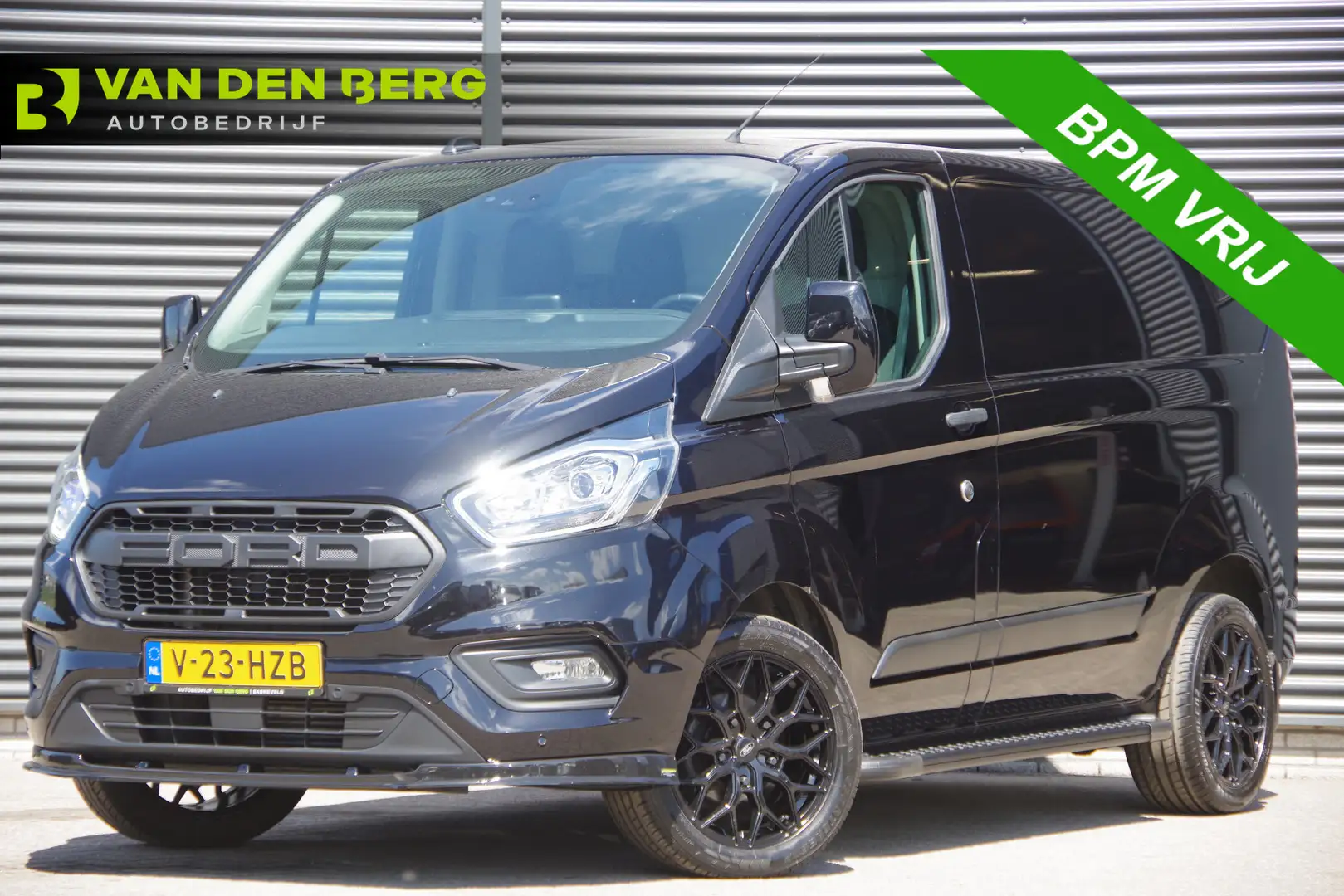 Ford Transit Custom 2.0 TDCI SPORT EDITION! 130PK, 3-ZITS, NAVI, CAMER Zwart - 1