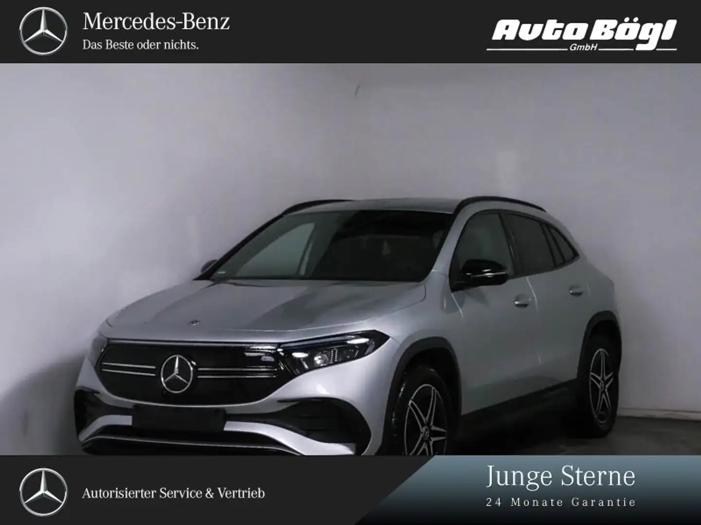 Mercedes-Benz EQA 300 EQA 300 4M AMG Line/Advanced+/Night/Totw./Keyles Silber - 1