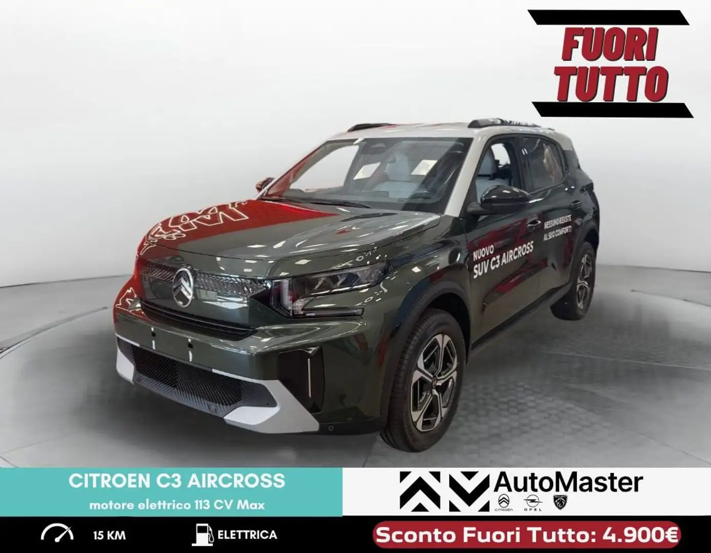 Citroen C3 Aircross C3 Aircross motore elettrico 113 CV Max Verde - 1