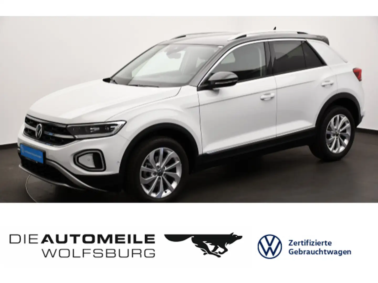 Volkswagen T-Roc 1.0 TSI Style LED+/ACC/Kamera Weiß - 1