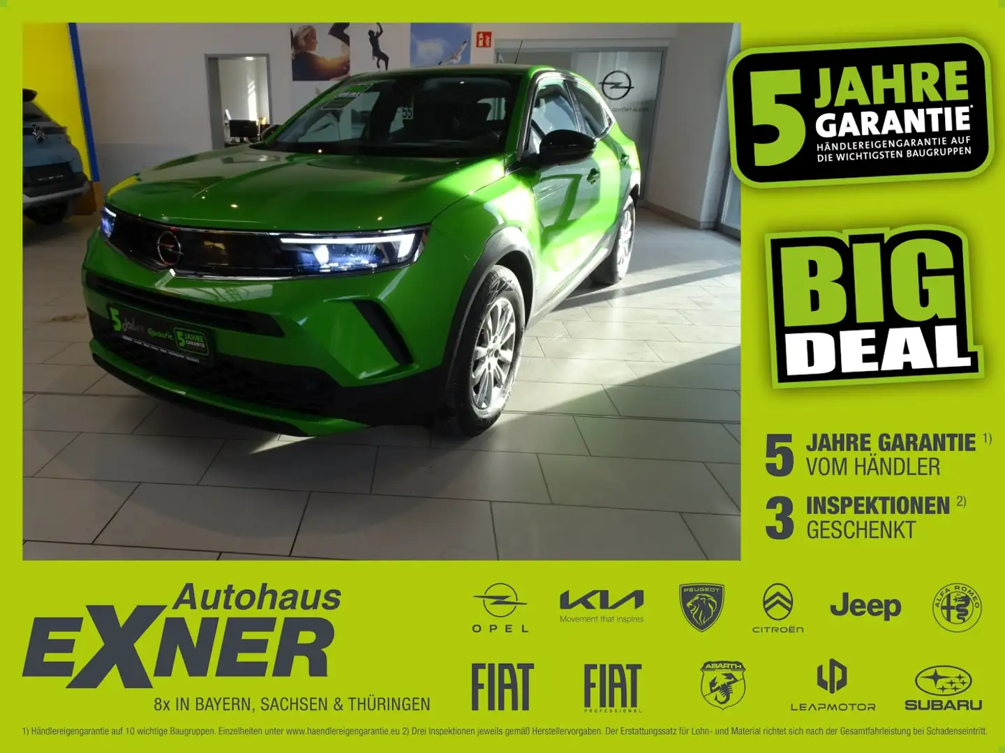 Opel Mokka-E EDITION LED+SHZ+2xKlima+RückfahrKam.+LM Verde - 1