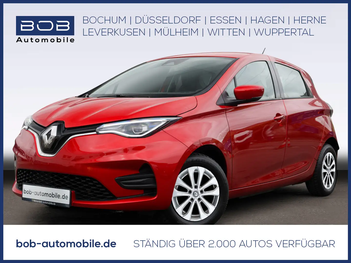 Renault ZOE EXPERIENCE R135 Z.E.50 Batteriekauf NAVI SHZ Czerwony - 1