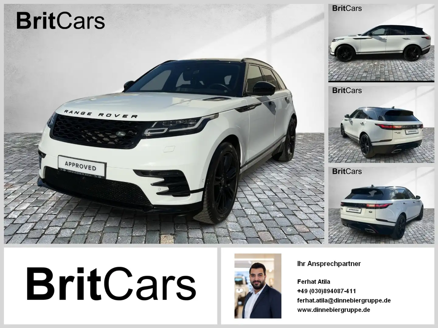 Land Rover Range Rover Velar Velar SE R-Dynamic 360 Leder Blanc - 1