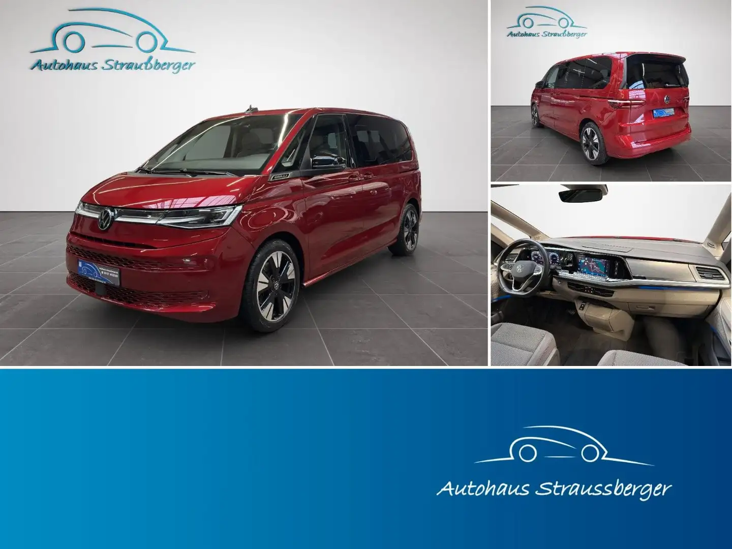 Volkswagen T7 Multivan Life ACC PANO RFK AHK KZU STHZ IQ Rouge - 1
