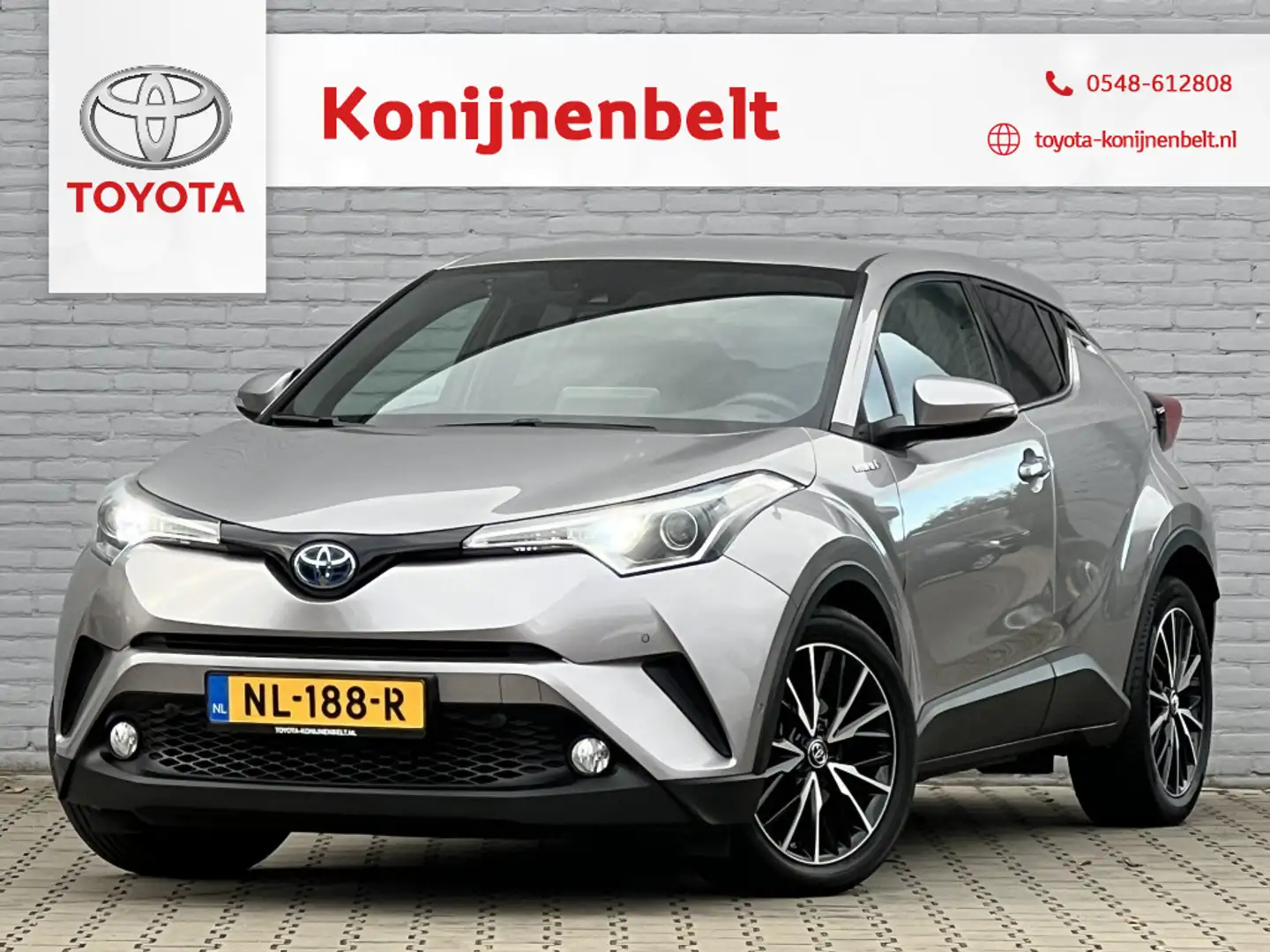 Toyota C-HR 1.8 Hybrid Executive Automaat | Trekhaak | Navi | Grijs - 1