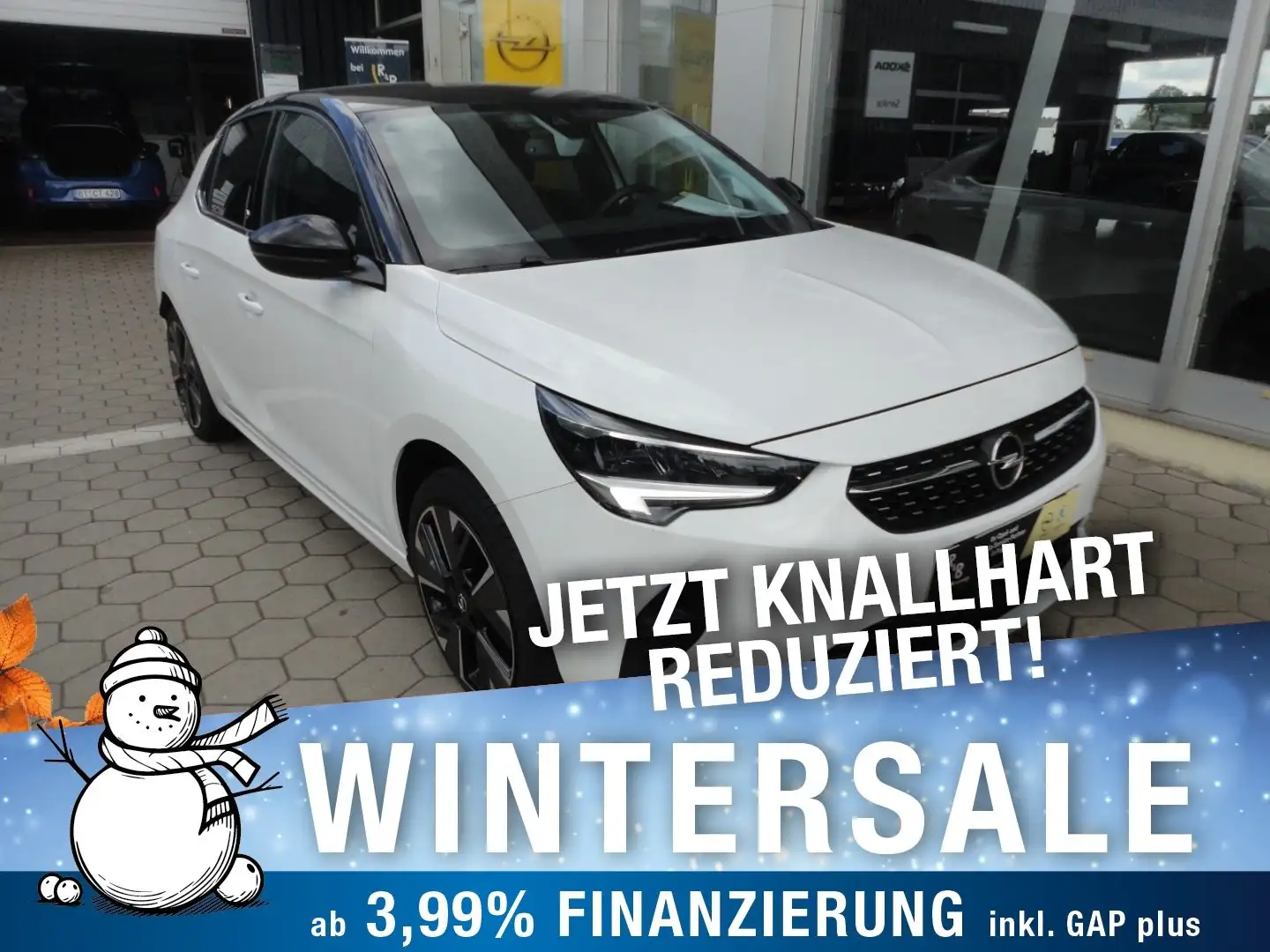 Opel Corsa -e F e Elegance Sitzheizung+ABS+ESP Weiß - 1