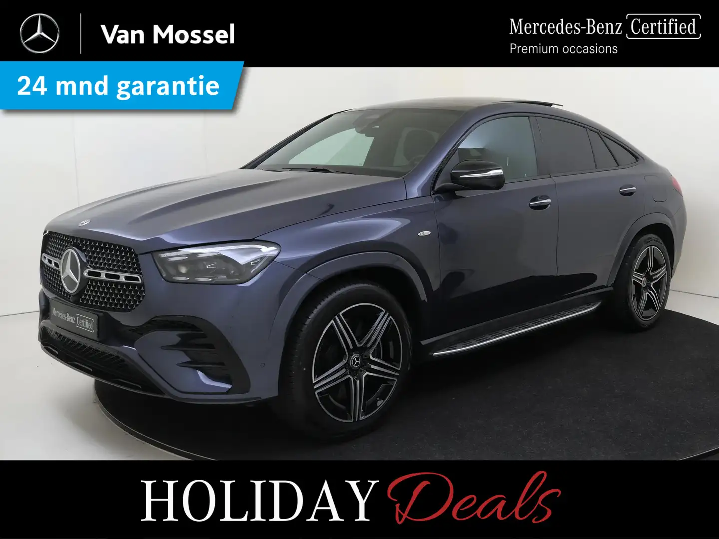 Mercedes-Benz GLE 400 Coupé e 4MATIC AMG Line Premium Burmester Audio / Bleu - 1