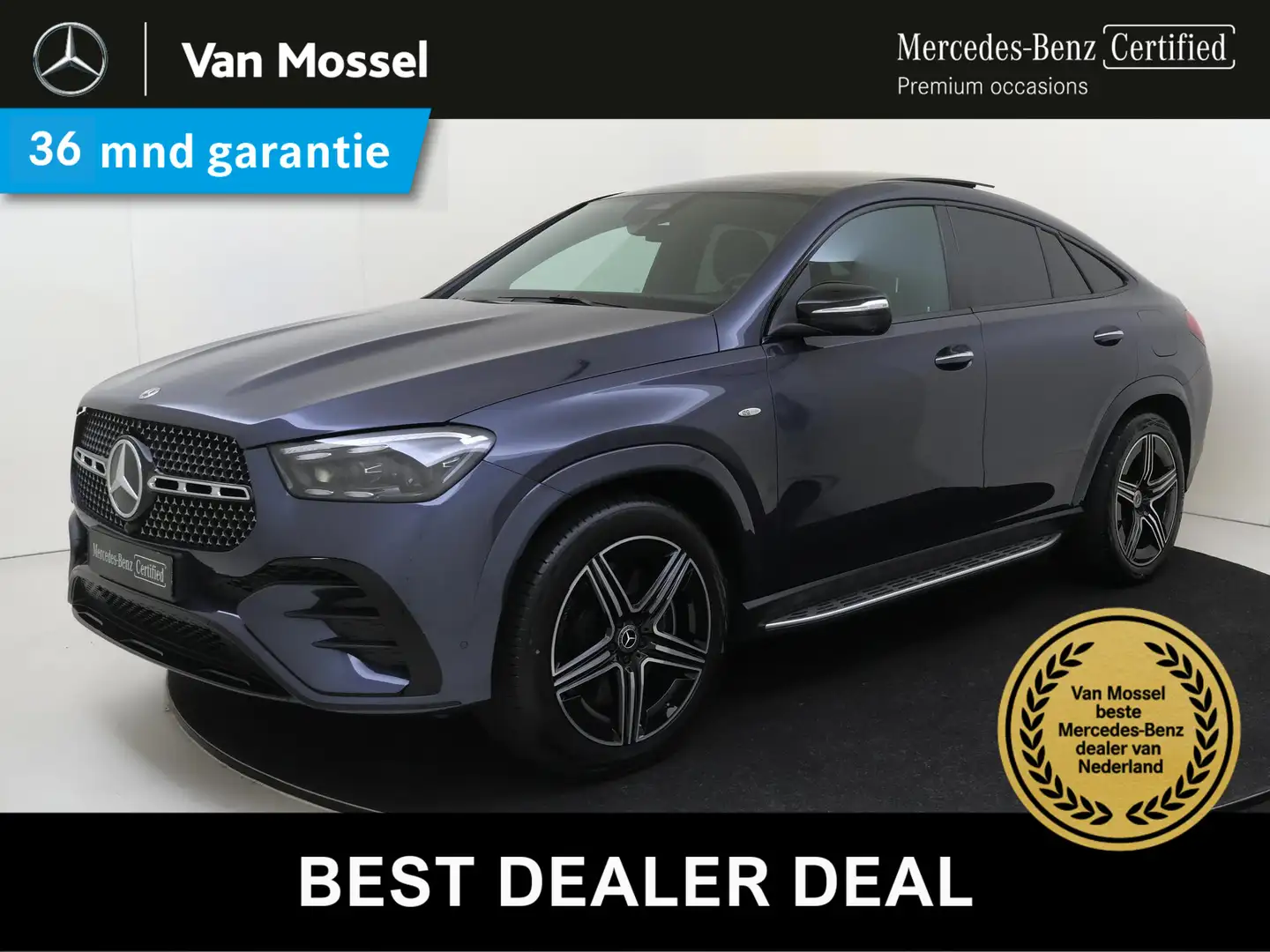 Mercedes-Benz GLE 400 Coupé e 4MATIC AMG Line Premium Burmester Audio / Bleu - 1