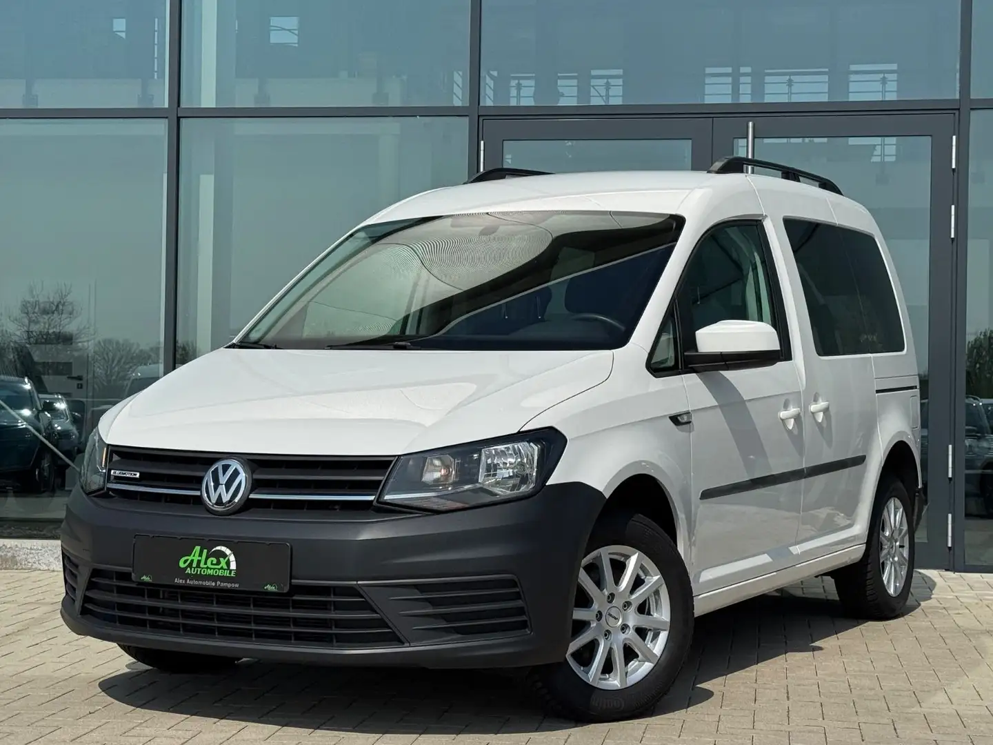 Volkswagen Caddy PKW 1.4 TGI CNG Trendline BMT 1. Hand Weiß - 1