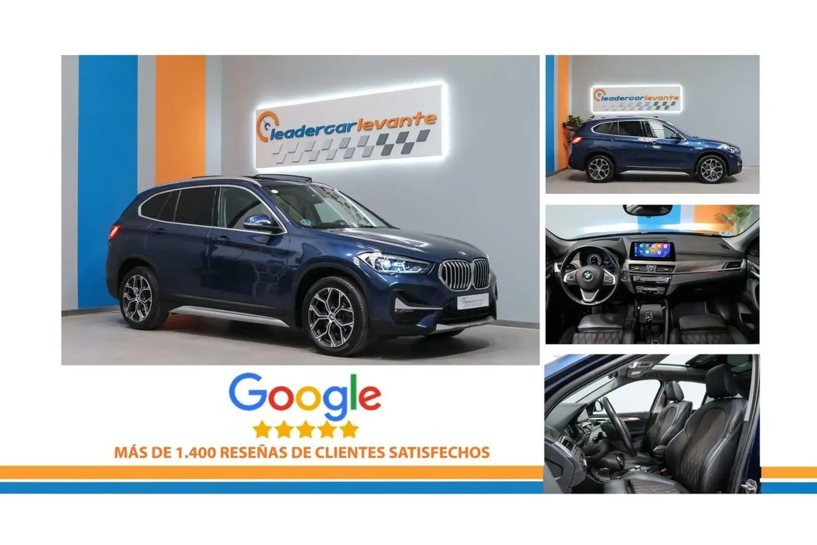 BMW X1 sDrive 18dA Bleu - 2