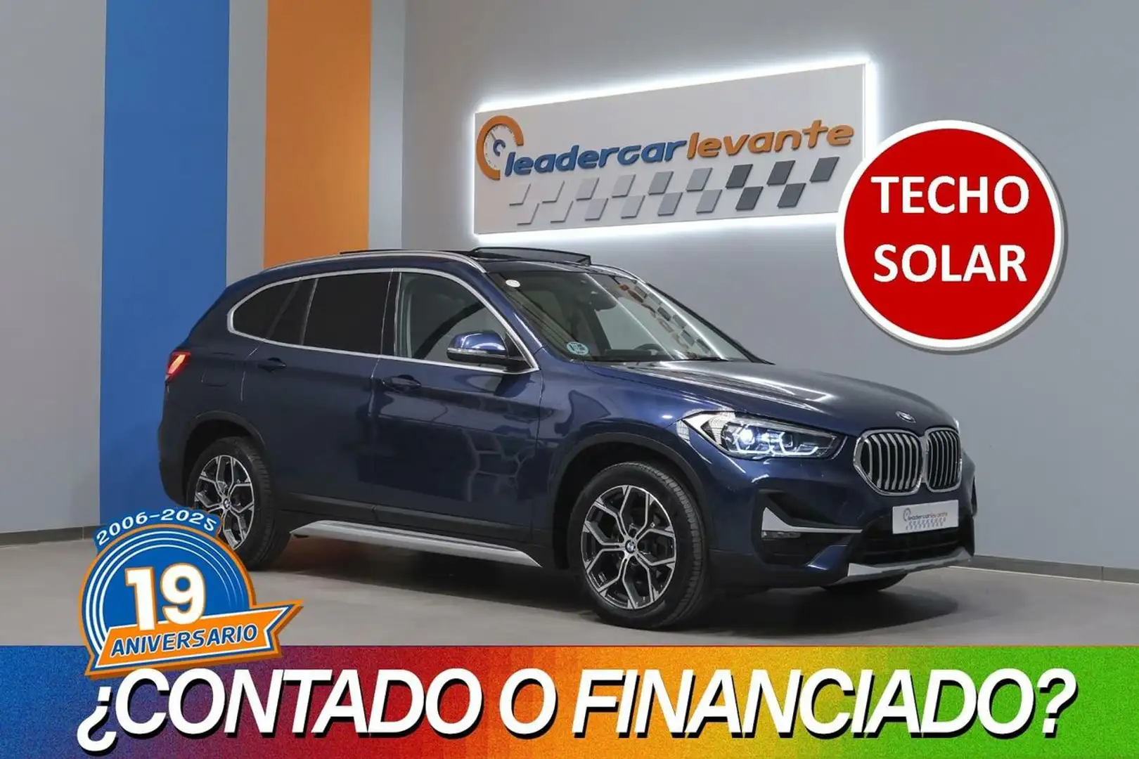 BMW X1 sDrive 18dA Bleu - 1