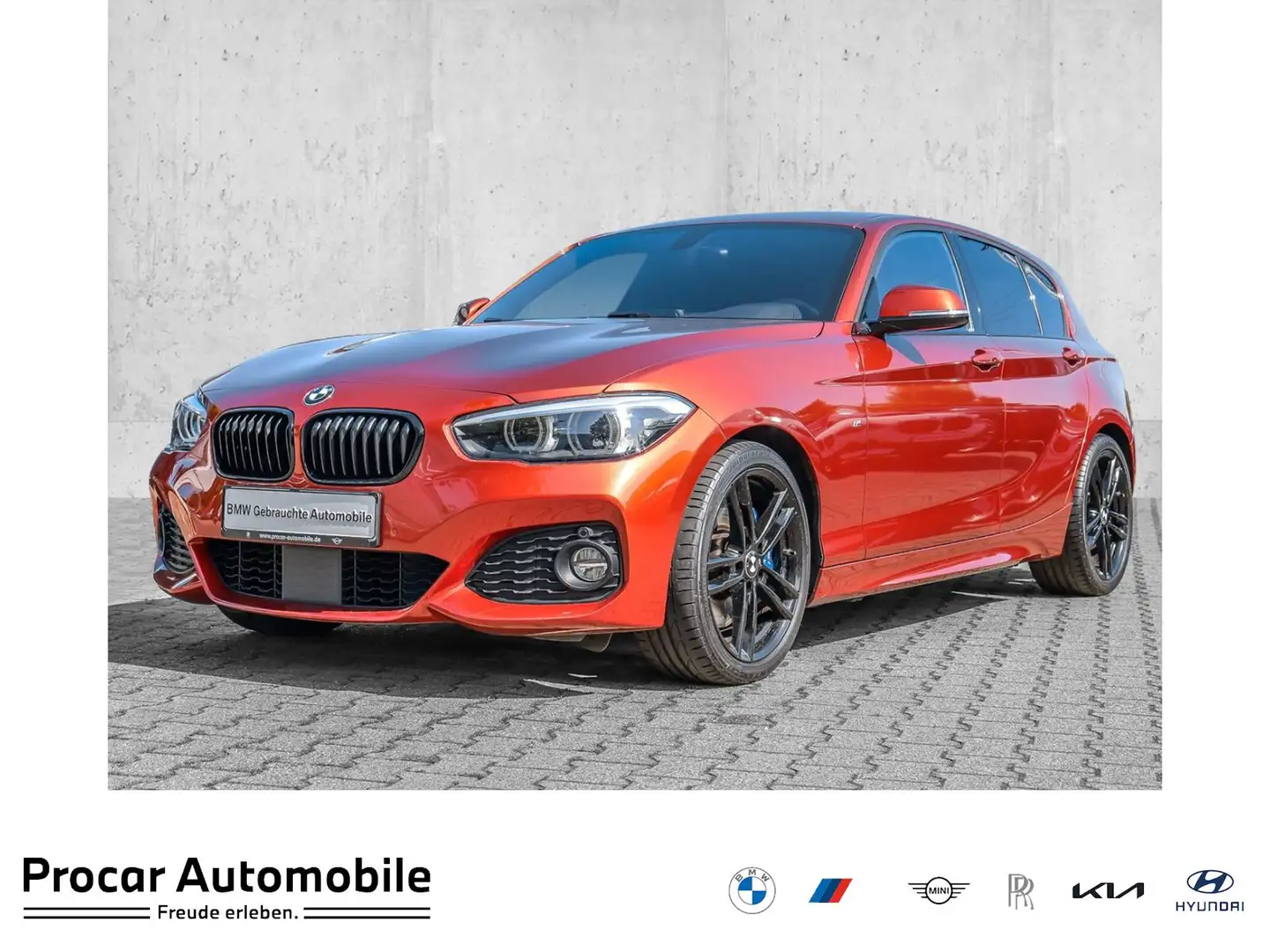 BMW 120 i M Sport+Aut+SHZ.+LED+ShadowLine+8-Fach Bereift Roşu - 1