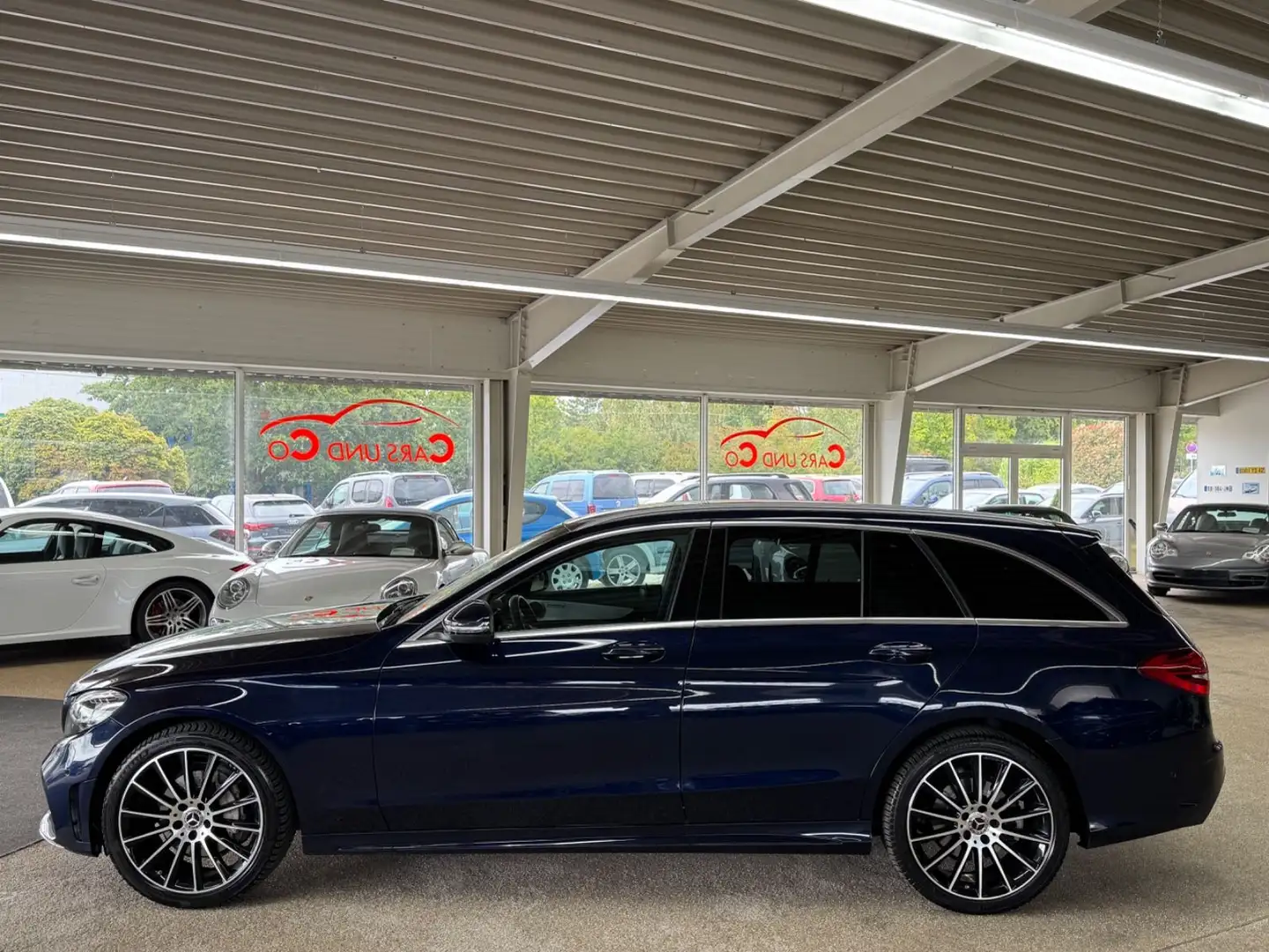 Mercedes-Benz C 220 d T-Mod AMG-Line *SHZ*NAV*LED*ACC*PDC*RK* Blauw - 2
