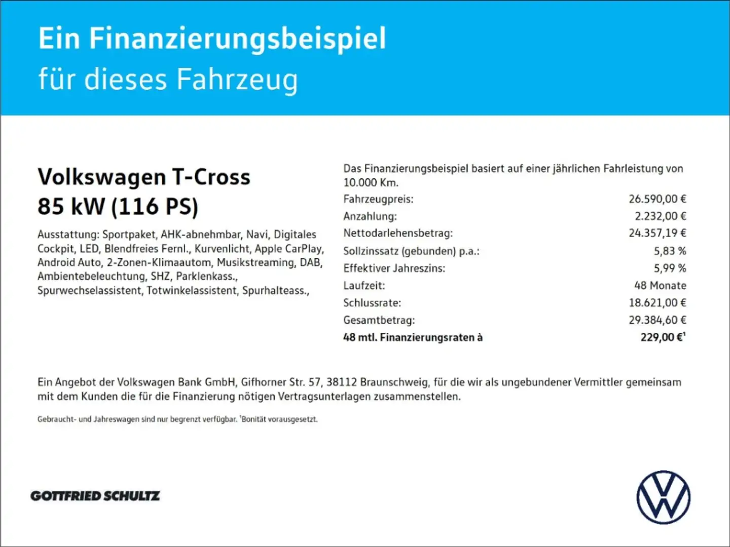 Volkswagen T-Cross 1.0 l TSI OPF 85 kW (116PS) DSG R-Line   DSG Noir - 2