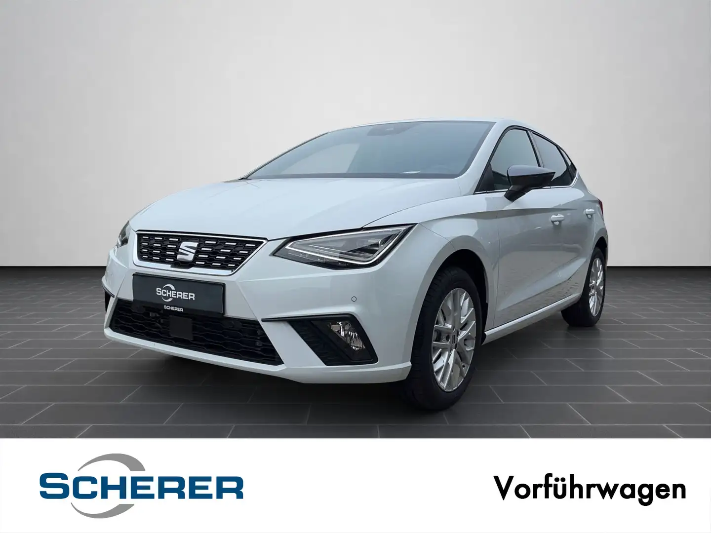 SEAT Ibiza Xcellence 1,0 TSi 6-Gang. Navi Weiß - 1