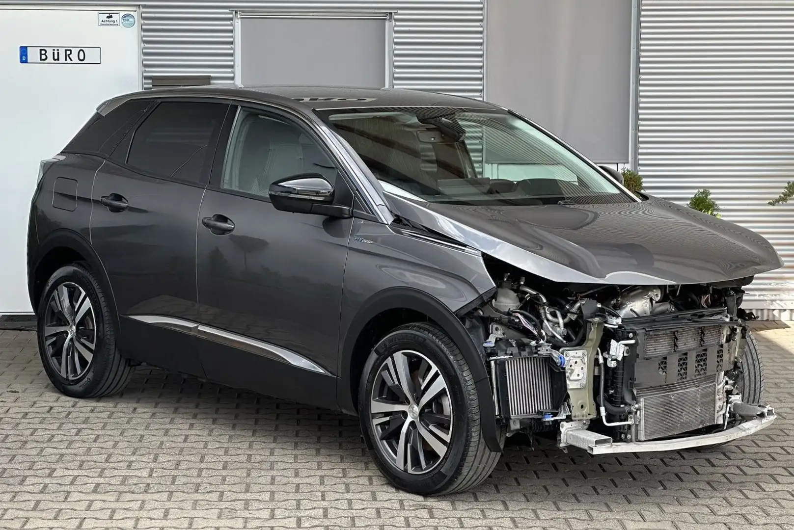 Peugeot 3008 1.6 Hybrid Allure*Leder*NAVI*LED*Kamera*ACC Grau - 1