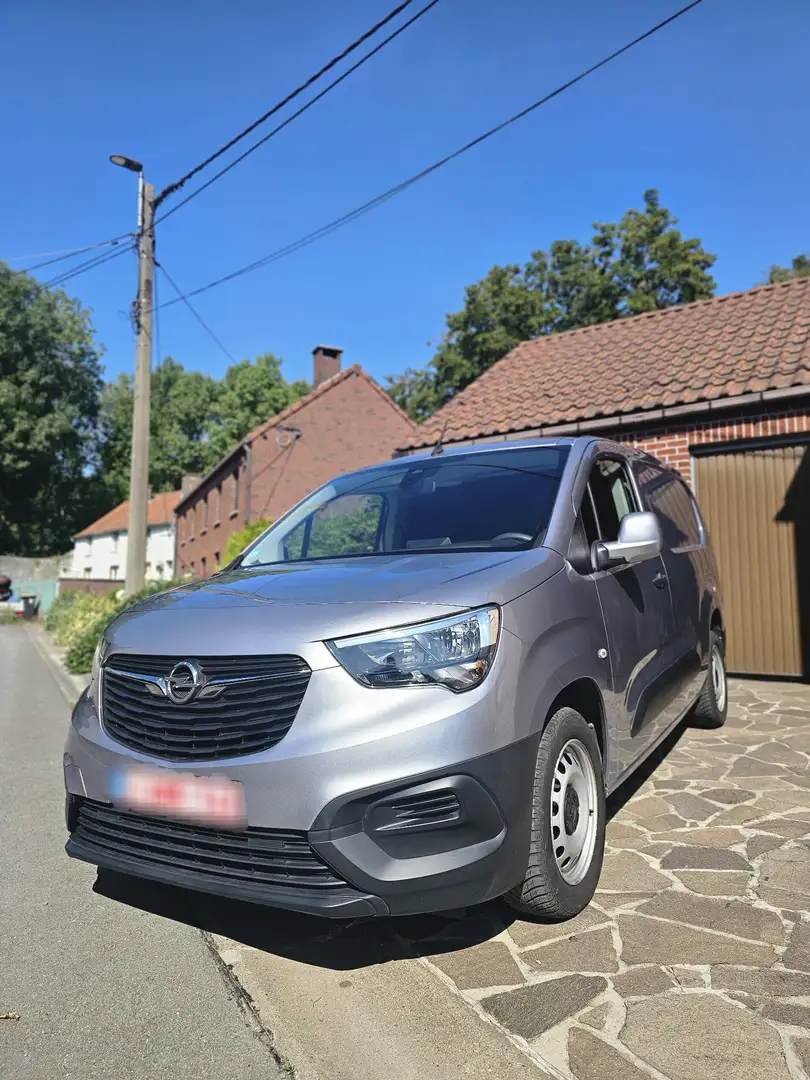 Opel Combo TVA DÉDUCTIBLE / 3 PLCS / LONG CHASSIS / GPS Zilver - 1
