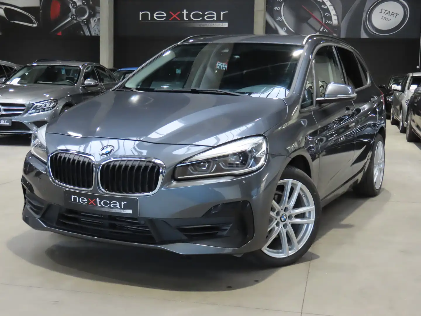 BMW 216 i Active Tourer *FULL LED-NAVI-CUIR-CRUISE-PARK* Gris - 1